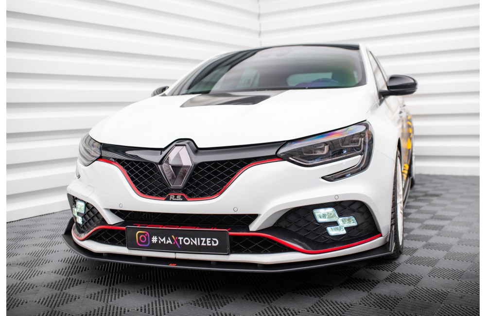 Street Pro Front Splitter Renault Megane RS Mk4 - Black