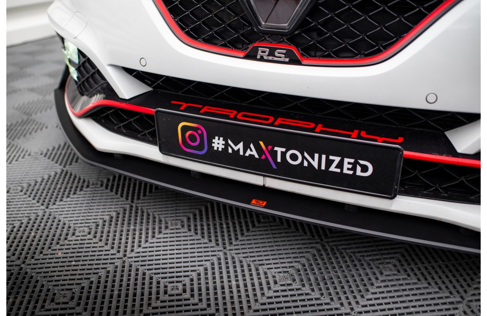 Street Pro Front Splitter Renault Megane RS Mk4 - Black
