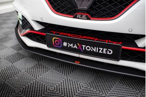 Street Pro Front Splitter Renault Megane RS Mk4 - Black