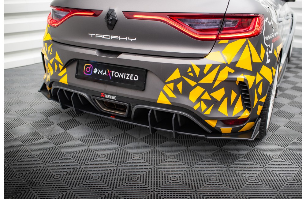 Street Pro Rear Diffuser Renault Megane RS Mk4 - Black