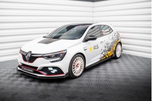 Street Pro Side Skirts Diffusers Renault Megane RS Mk4 - Black-Red Street Pro Side Skirts Diffusers Renault Megane RS Mk4 - Black-Red
