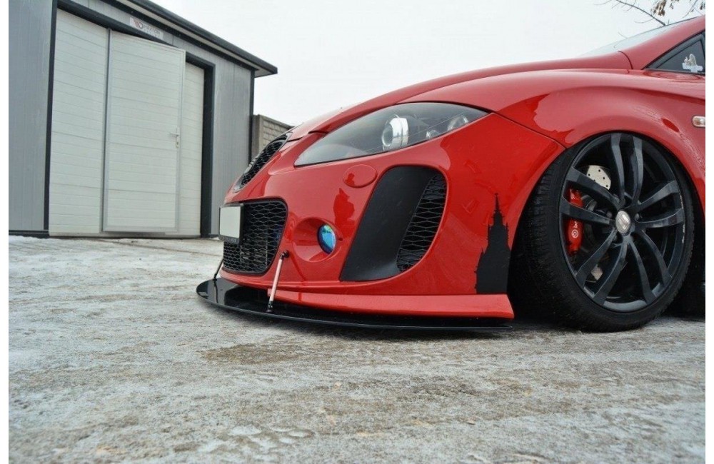 FRONT RACING SPLITTER V.1 SEAT LEON MK2 MS DESIGN FRONT RACING SPLITTER V.1 SEAT LEON MK2 MS DESIGN