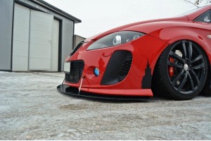 FRONT RACING SPLITTER V.1 SEAT LEON MK2 MS DESIGN FRONT RACING SPLITTER V.1 SEAT LEON MK2 MS DESIGN