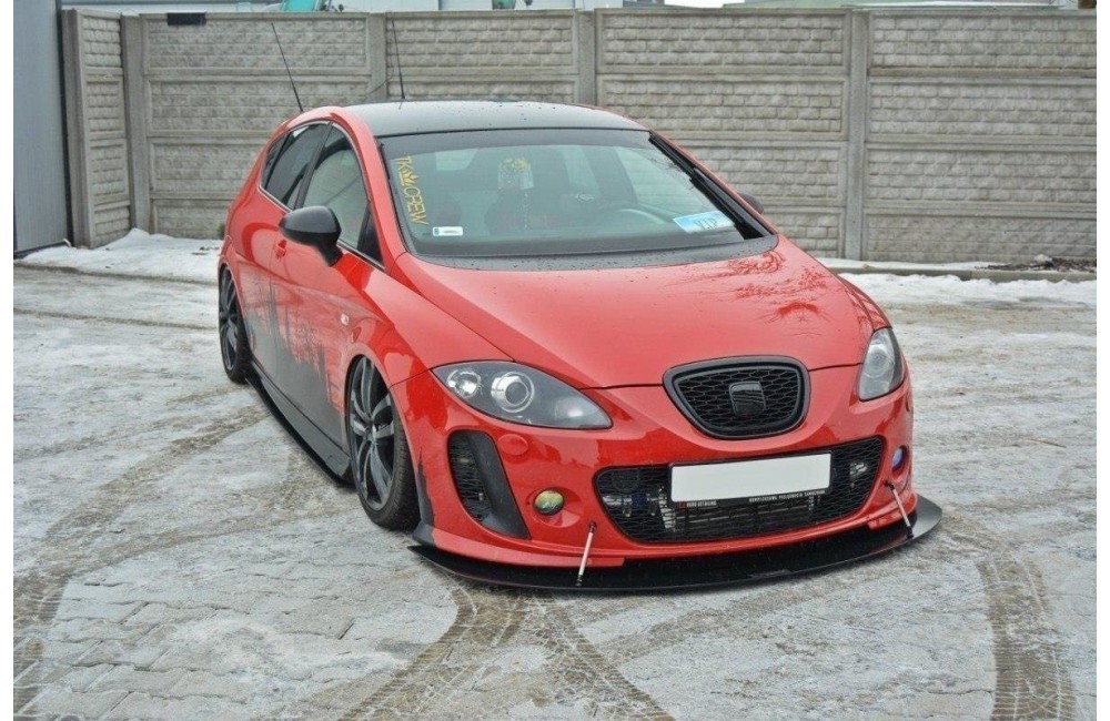 FRONT RACING SPLITTER V.1 SEAT LEON MK2 MS DESIGN FRONT RACING SPLITTER V.1 SEAT LEON MK2 MS DESIGN