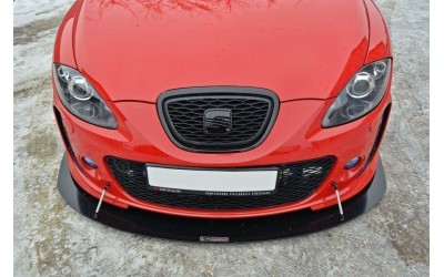 FRONT RACING SPLITTER V.1 SEAT LEON MK2 MS DESIGN