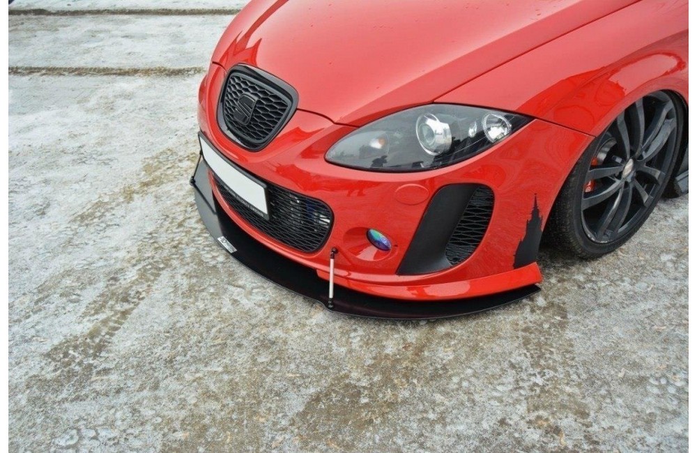 FRONT RACING SPLITTER V.2 SEAT LEON MK2 MS DESIGN FRONT RACING SPLITTER V.2 SEAT LEON MK2 MS DESIGN