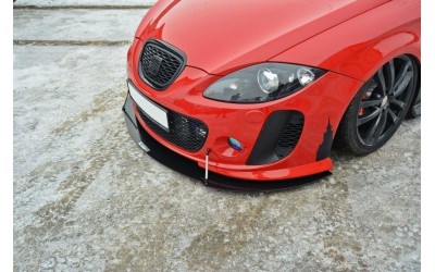 FRONT RACING SPLITTER V.2 SEAT LEON MK2 MS DESIGN