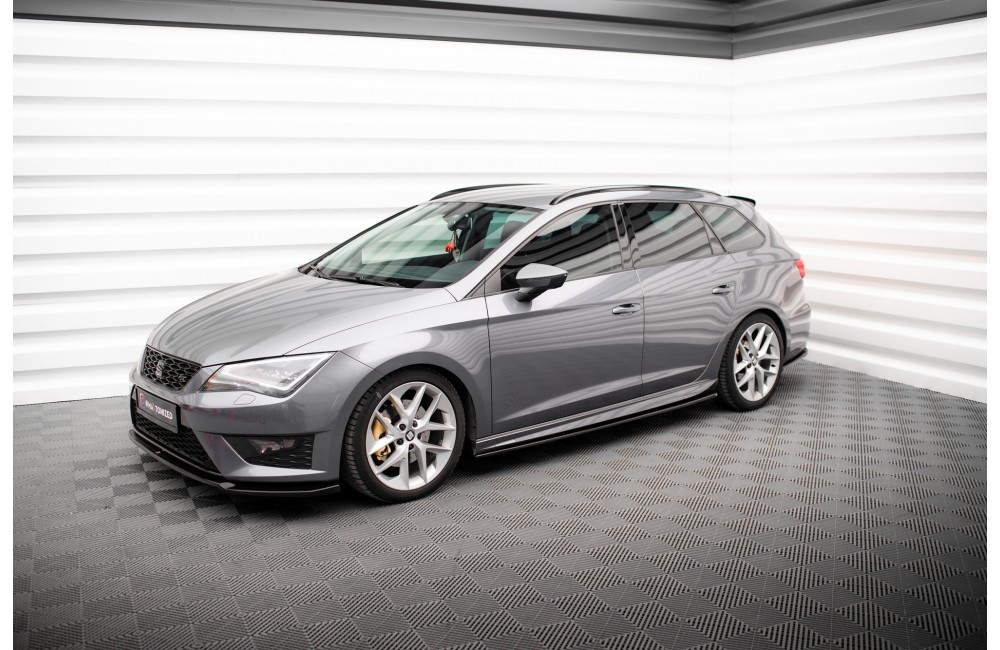 Side Skirts Diffusers V.5 Seat Leon Cupra / FR / Standard Mk3 / Mk3 Facelift Side Skirts Diffusers V.5 Seat Leon Cupra / FR / Standard Mk3 / Mk3 Facelift