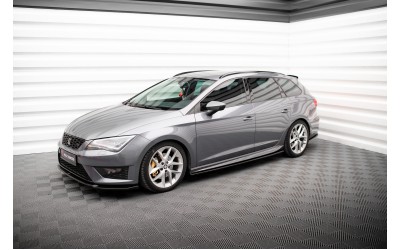 Side Skirts Diffusers V.5 Seat Leon Cupra / FR / Standard Mk3 / Mk3 Facelift