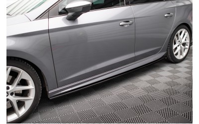 Side Skirts Diffusers V.5 Seat Leon Cupra / FR / Standard Mk3 / Mk3 Facelift