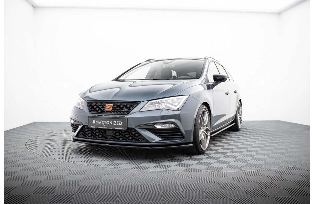 Front Splitter V.4 Seat Leon Cupra / FR Mk3 FL
