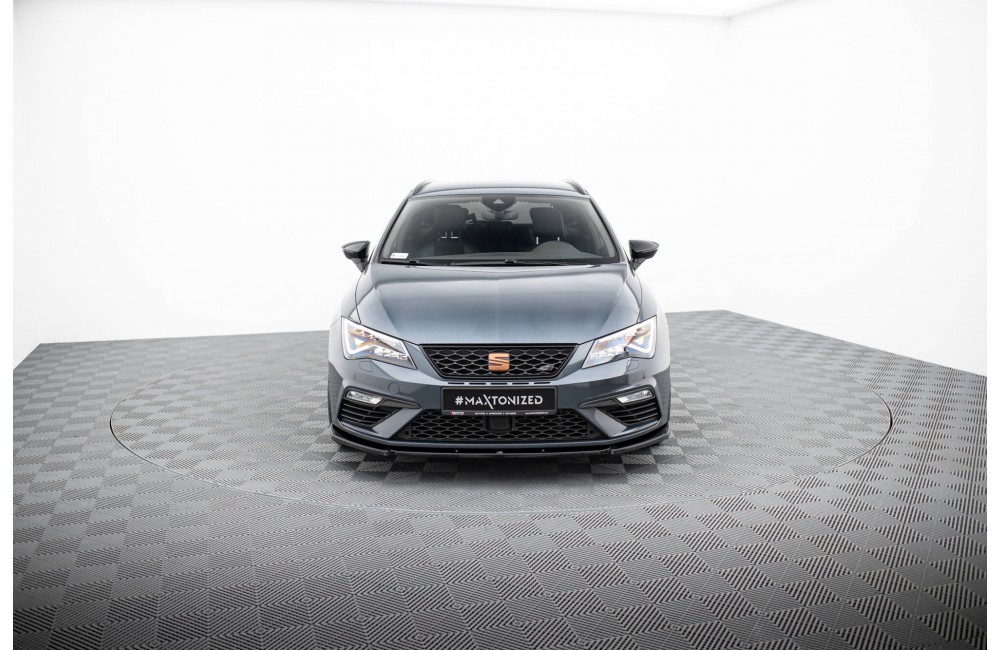 Front Splitter V.6 Seat Leon Cupra / FR Mk3 FL