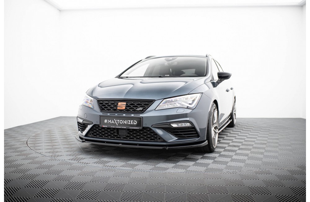 Front Splitter V.6 Seat Leon Cupra / FR Mk3 FL