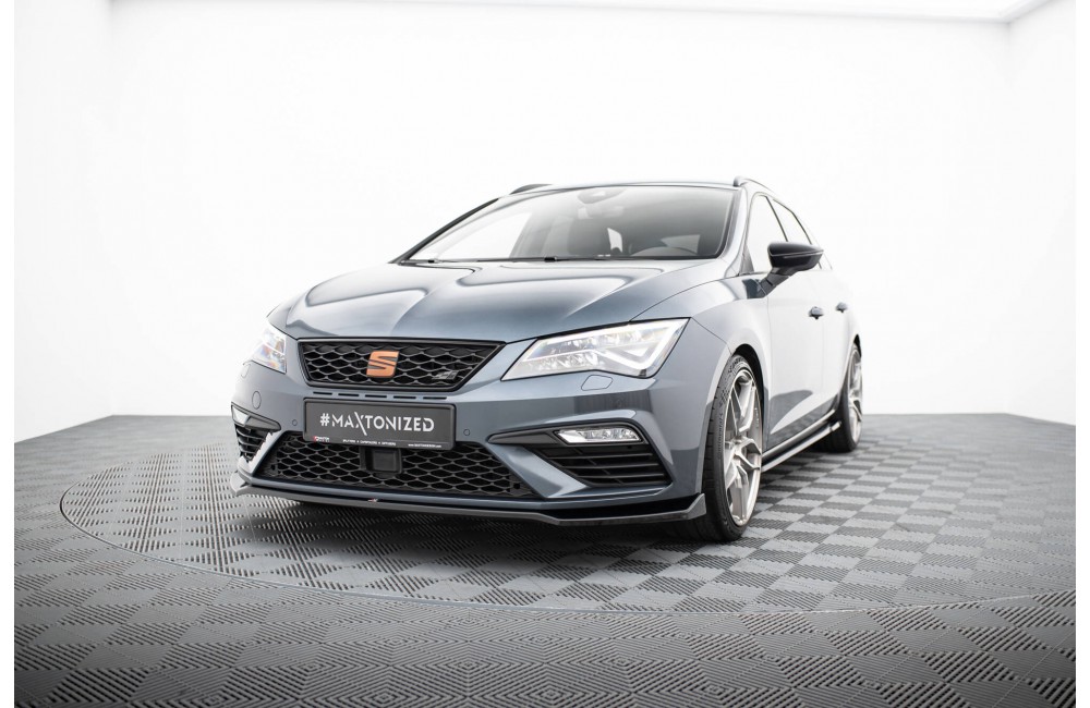 Front Splitter V.7 Seat Leon Cupra / FR Mk3 FL