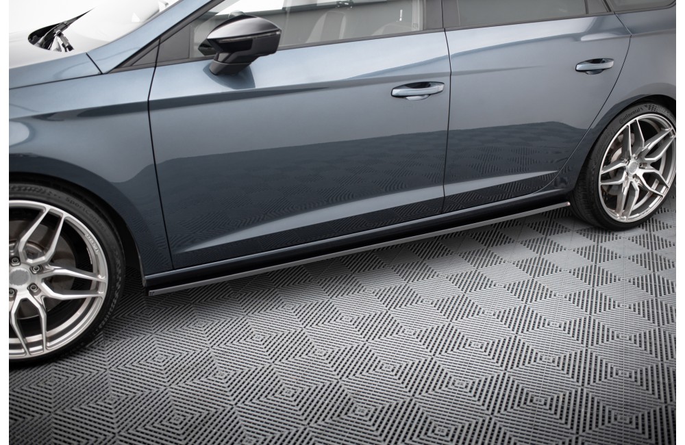 SIDE SKIRTS DIFFUSERS v.2 Seat Leon Mk3 Cupra/ FR Facelift SIDE SKIRTS DIFFUSERS v.2 Seat Leon Mk3 Cupra/ FR Facelift