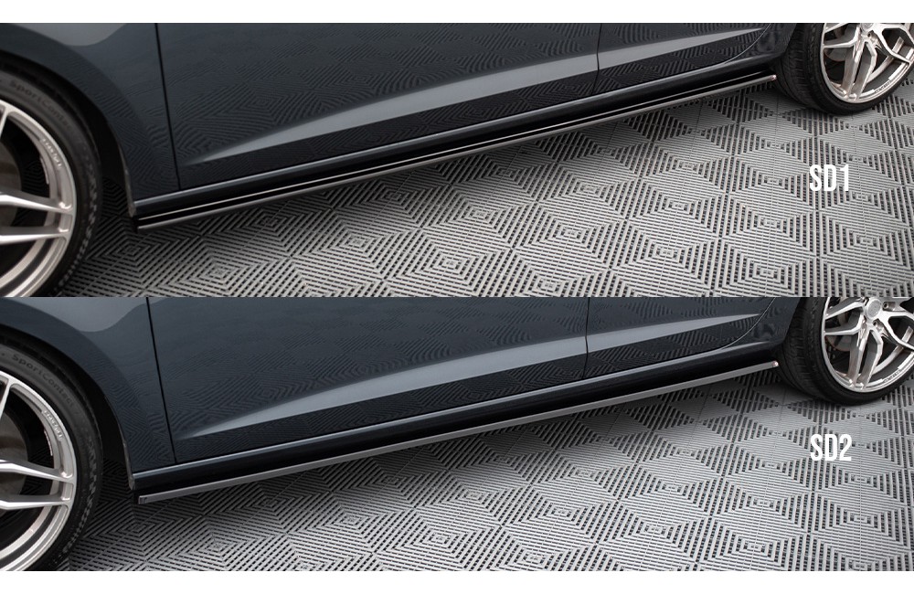 SIDE SKIRTS DIFFUSERS v.2 Seat Leon Mk3 Cupra/ FR Facelift SIDE SKIRTS DIFFUSERS v.2 Seat Leon Mk3 Cupra/ FR Facelift