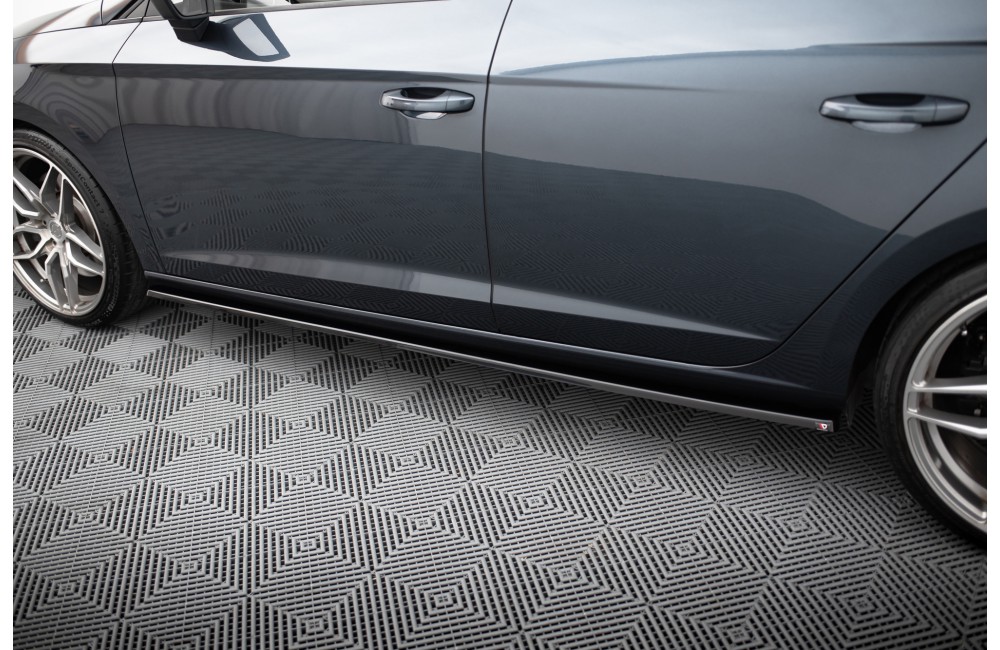 SIDE SKIRTS DIFFUSERS v.2 Seat Leon Mk3 Cupra/ FR Facelift SIDE SKIRTS DIFFUSERS v.2 Seat Leon Mk3 Cupra/ FR Facelift