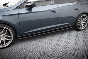SIDE SKIRTS DIFFUSERS v.2 Seat Leon Mk3 Cupra/ FR Facelift SIDE SKIRTS DIFFUSERS v.2 Seat Leon Mk3 Cupra/ FR Facelift