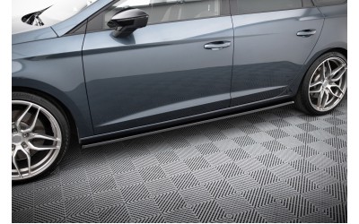 SIDE SKIRTS DIFFUSERS v.2 Seat Leon Mk3 Cupra/ FR Facelift