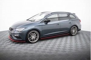 SIDE SKIRTS DIFFUSERS v.3 Seat Leon Mk3 Cupra/ FR Facelift SIDE SKIRTS DIFFUSERS v.3 Seat Leon Mk3 Cupra/ FR Facelift
