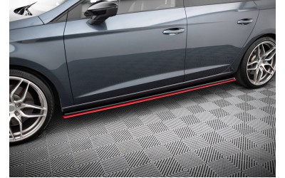 SIDE SKIRTS DIFFUSERS v.3 Seat Leon Mk3 Cupra/ FR Facelift
