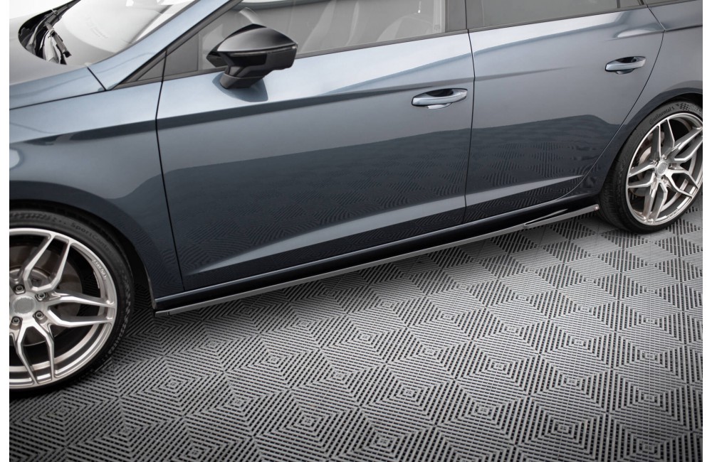 Side Skirts Diffusers V.5 Seat Leon Cupra / FR Mk3 / Mk3 Facelift Side Skirts Diffusers V.5 Seat Leon Cupra / FR Mk3 / Mk3 Facelift