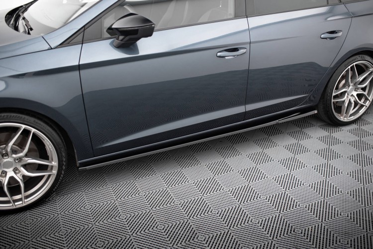 Side Skirts Diffusers V.5 Seat Leon Cupra \/ FR Mk3 \/ Mk3 Facelift