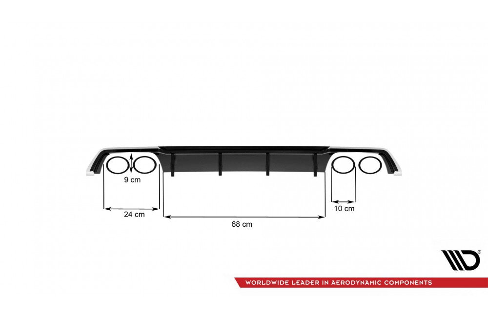 Rear Valance V.3 Seat Leon Cupra ST Mk3 FL
