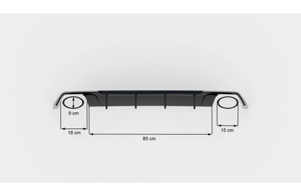 Rear Valance V.2 Seat Leon Cupra ST Mk3 FL