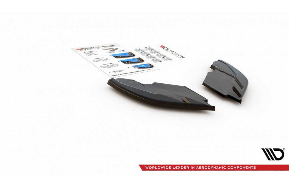 Rear Side Splitters SEAT Leon Mk3 FR Facelift