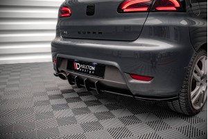 Street Pro Rear Diffuser Seat Ibiza Cupra Mk3 - Black