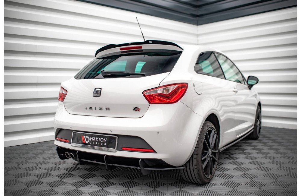 Street Pro Rear Diffuser Seat Ibiza FR SC Mk4 Facelift - Black