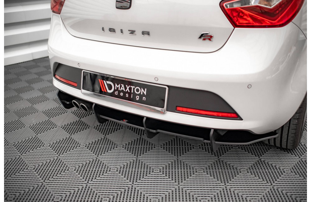 Street Pro Rear Diffuser Seat Ibiza FR SC Mk4 Facelift - Black