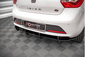 Street Pro Rear Diffuser Seat Ibiza FR SC Mk4 Facelift - Black