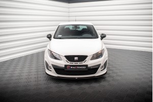 Street Pro Front Splitter Seat Ibiza Cupra Sport Coupe Mk4 - Black