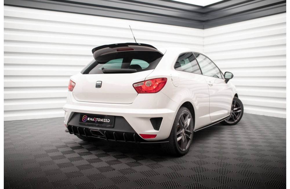 Street Pro Rear Diffuser Seat Ibiza Cupra Sport Coupe Mk4 - Black
