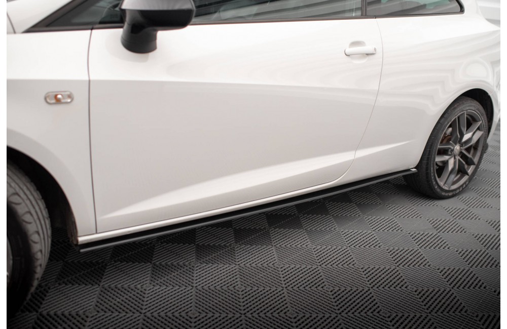 Street Pro Side Skirts Diffusers Seat Ibiza Cupra Sport Coupe Mk4 - Black Street Pro Side Skirts Diffusers Seat Ibiza Cupra Sport Coupe Mk4 - Black