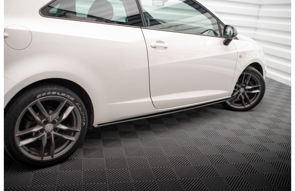 Street Pro Side Skirts Diffusers Seat Ibiza Cupra Sport Coupe Mk4 - Black Street Pro Side Skirts Diffusers Seat Ibiza Cupra Sport Coupe Mk4 - Black