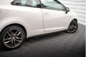 Street Pro Side Skirts Diffusers Seat Ibiza Cupra Sport Coupe Mk4 - Black Street Pro Side Skirts Diffusers Seat Ibiza Cupra Sport Coupe Mk4 - Black