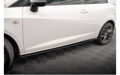 Street Pro Side Skirts Diffusers Seat Ibiza Cupra Sport Coupe Mk4 - Black