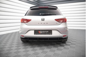 Street Pro Rear Diffuser Seat Leon Hatchback Mk3 - Black