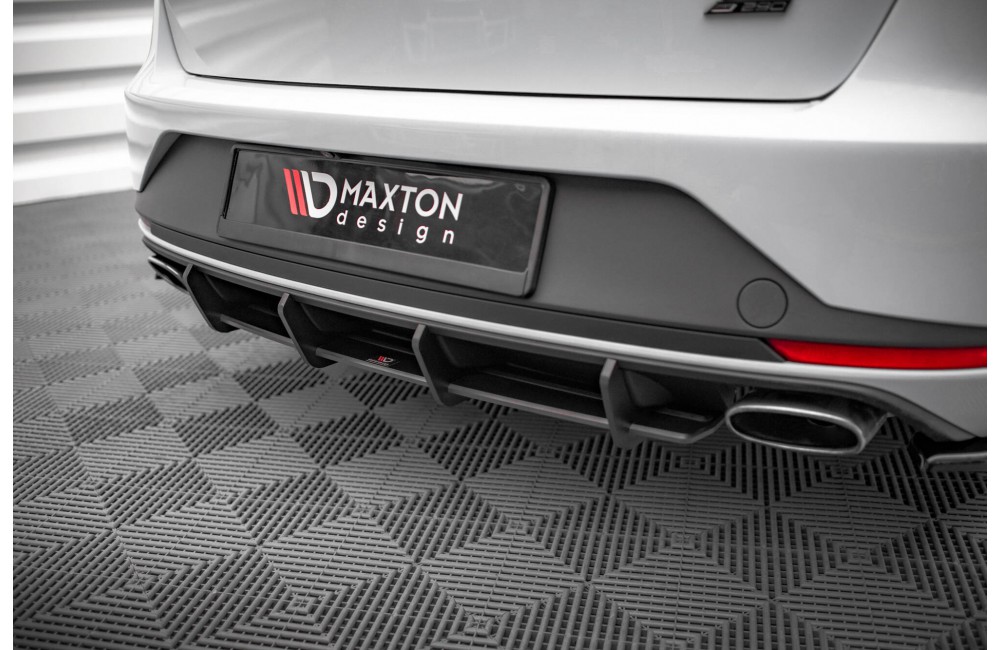 Street Pro Rear Diffuser Seat Leon Cupra Sportstourer Mk3 - Black