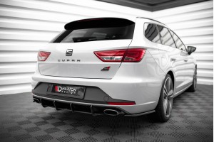 Street Pro Rear Diffuser Seat Leon Cupra Sportstourer Mk3 - Black