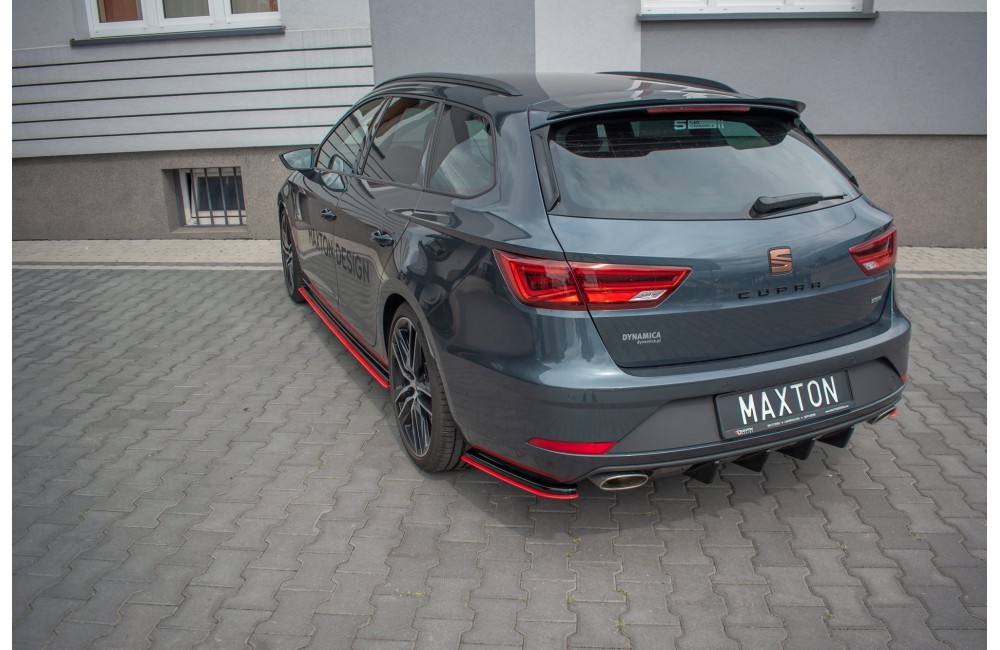 Rear Side Splitters V.4 Seat Leon Cupra Mk3 FL Sportstourer