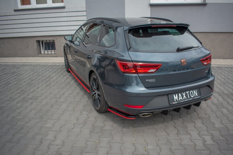 Πίσω Πλευρικοί Splitters V.4 Seat Leon Cupra Mk3 FL Sportstourer