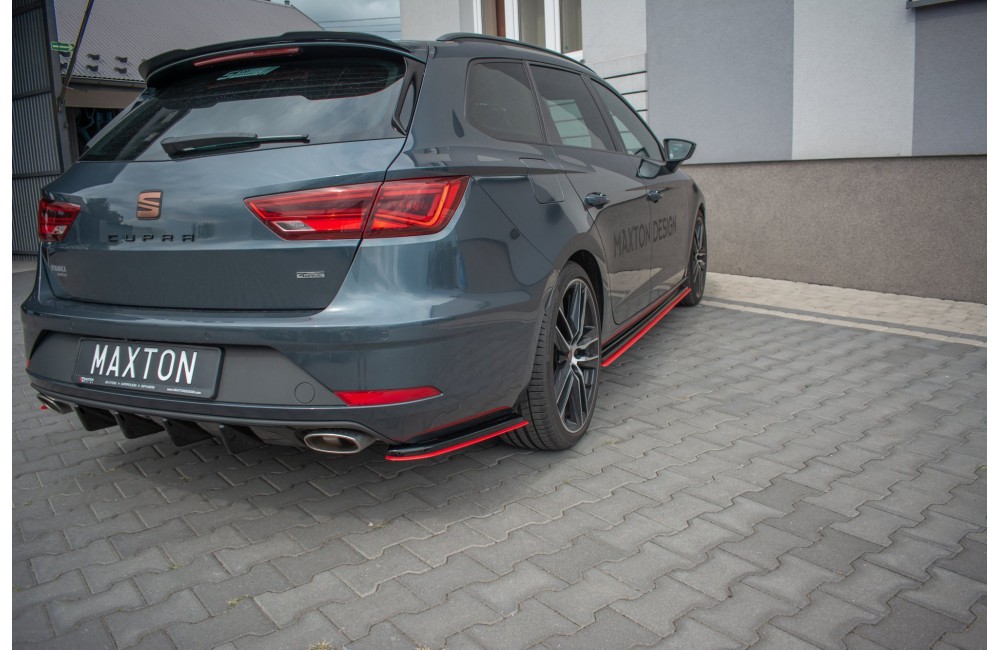 Rear Side Splitters V.4 Seat Leon Cupra Mk3 FL Sportstourer