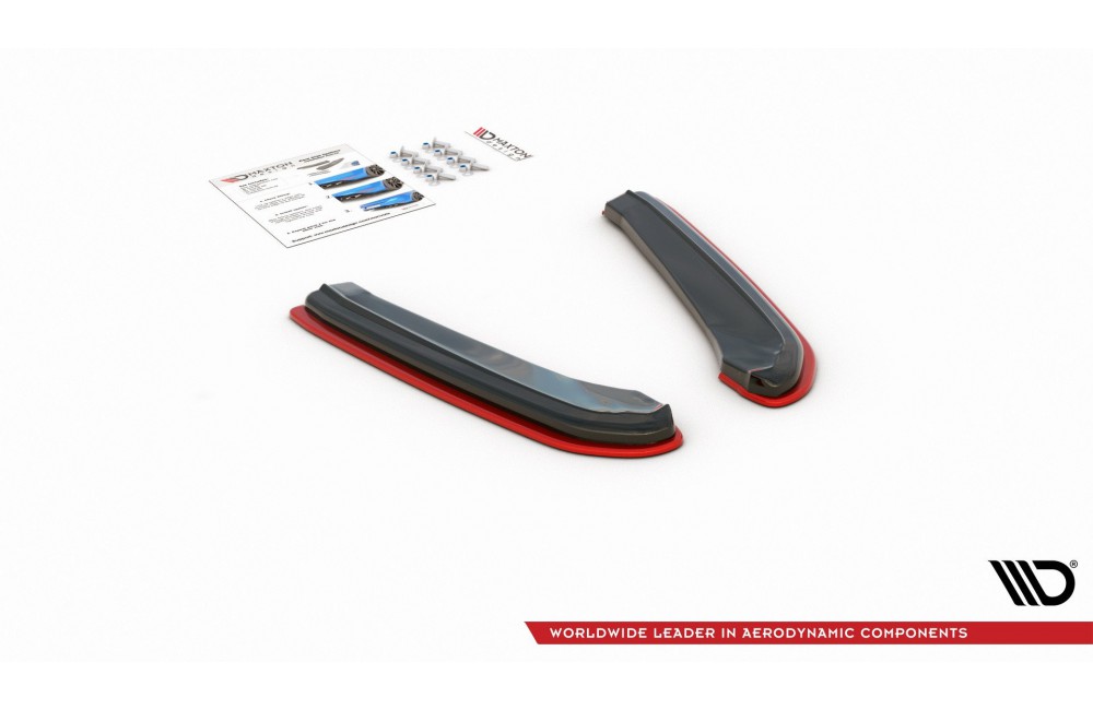 Rear Side Splitters V.4 Seat Leon Cupra Mk3 FL Sportstourer
