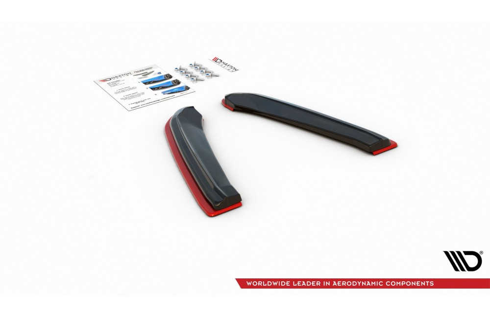 Rear Side Splitters V.4 Seat Leon Cupra Mk3 FL Sportstourer