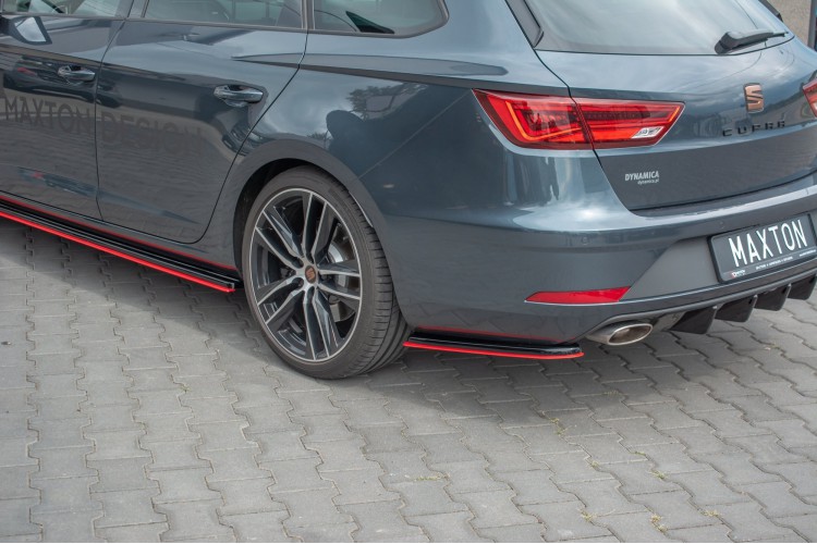 Πίσω Πλευρικοί Splitters V.4 Seat Leon Cupra Mk3 FL Sportstourer