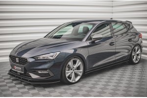 Street Pro Front Splitter Seat Leon FR Mk4 - Black